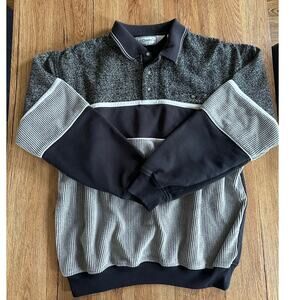 Vtg Classics By Palmland Men's Henley Crewneck Size Large